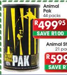 Animal Pak-44 Packs