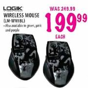 Logik Wireless Mouse (LM-WM1BL) Each