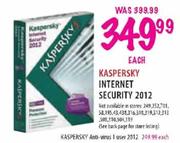 Kaspersky Internet Security 2012 Each