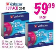 Verbatim 25 Pack CD-R Each