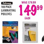 Fellowes 100 Pack Laminating Pouches Each