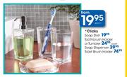 Clicks Soap Dish Each