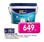 Dulux 10ltr Luxurious Silk