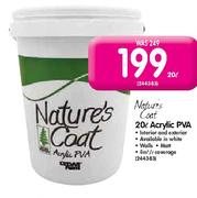 Nature's Coat 20ltr Acrylic PVA