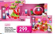 Hello Kitty Shoe House, Fantasy Carriage Or Tree House (259196, 259273, 259192)-Each