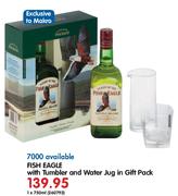 Fish Eagle With Tumbler-1 x 750ml And Water Jug In Gift Pack