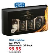 Van RYN's Miniatures In Gift Pack-4 x 50ml