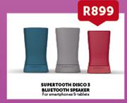 Supertooth Disco 3 Bluetooth Speaker For Smartphones & Tablets