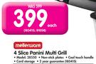 Mellerware 4 Slice Panini Multi Grill 28550