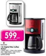 Russell Hobbs 1.8L Digital Filter Coffee Maker 18591