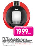 Nescafe Dolce Gusto Circolo Coffee Machine EDG605.R