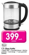 Swan 1.7L Glass Kettle SGK7