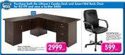 Lithium L Combo Desk & Smart Mid Back Chair
