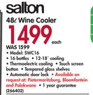 Salton 48L Wine Cooler SWC16