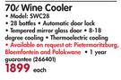 Salton 70L Wine Cooler SWC28
