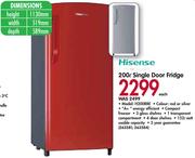 Hisense 200L Single Door Fridge H200RRE