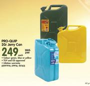 Pro-Quip 20ltr Jerry Can Each