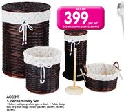 Accent 5 Piece Laundry Set - Per Set