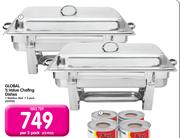 Global Value Chafing Dishes - Per 2 Pack