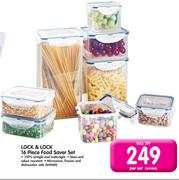 Lock & Lock 16 Piece Food Saver Set