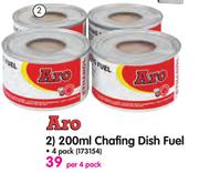 Aro 200ml Chafing Dish Fuel-Per 4 Pack