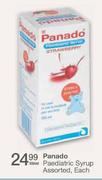 Panado Paediatric Syrup Assorted-100ml Each