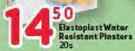Elastoplast Water Resistant Plasters- 20's