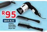 Stylista Essentials Traval Hair Dryer Set