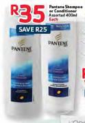 Pantene Shampoo Or Conditioner Assorted-400ml Each