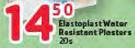  Elastoplast Water Resistant Plasters-20's