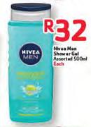 Nivea Men Shower Gel Assorted - 500ml 