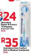  Sensodyne Clear Comfort Soft Or Medium Toothbrush