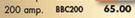 Booster Cables 200Amp(BBC200)