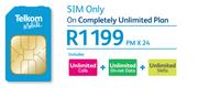 Telkom Mobile Sim-On Completely Unlimited Plan