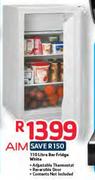 Aim 110Ltr Bar Fridge White