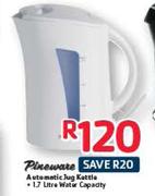 Pineware Automatic Jug Kettle-1.7Ltr Water Capacity