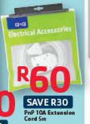 PnP 10A Extension Cord-5m