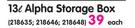 Big Jim 13Ltr Alpha Storage Box-Each