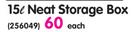 Addis 15Ltr Neat Storage Box-Each