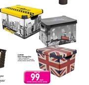 Curver Deco Storage Box-39cm(l) x 27cm(w) x 23cm(h) Each
