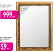 Framed Mirror Ornate-Each