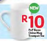 Pnp Bone China Mug Trumpet 9oz