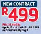 Apple iPad Air Wi-Fi+ 3G 16GB-On Standard MyGig 3