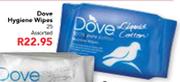 Dove Hygiene Wipes Assorted-25's
