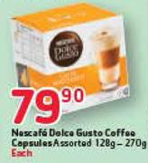 Nescafe Doice Gusto Coffee Capsules Assorted-180/270g