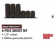 Mastercraft 6 Piece socket set