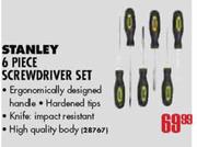 Stanley 6 Piece Screwdriver Set