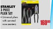 Stanley 3 Piece Plier Set