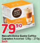 Nescafe Doice Gusto Coffee Capsules Assorted-128/270g