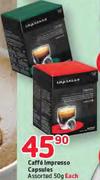 Caffe Impresso Capsules Assorted-50g Each